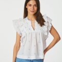 Neo Noir - Jayla Embroidery Top - White