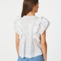 Neo Noir - Jayla Embroidery Top - White