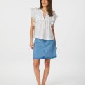 Neo Noir - Jayla Embroidery Top - White