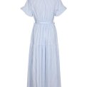 Neo Noir - Nessie Stripe Dress - White/Light Blue