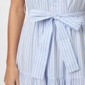 Neo Noir - Nessie Stripe Dress - White/Light Blue
