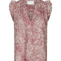Neo Noir - Izar Blur Graphic Top - Evening Rose