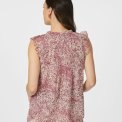 Neo Noir - Izar Blur Graphic Top - Evening Rose