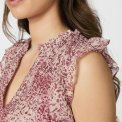 Neo Noir - Izar Blur Graphic Top - Evening Rose