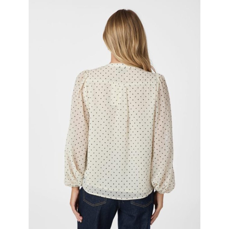 Neo Noir - Yrima Dot Blouse - White