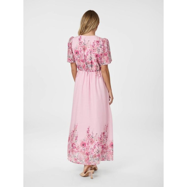 Neo Noir - Serna Flower Print Dress - Light pink