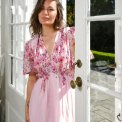 Neo Noir - Serna Flower Print Dress - Light pink