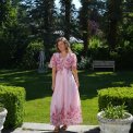 Neo Noir - Serna Flower Print Dress - Light pink