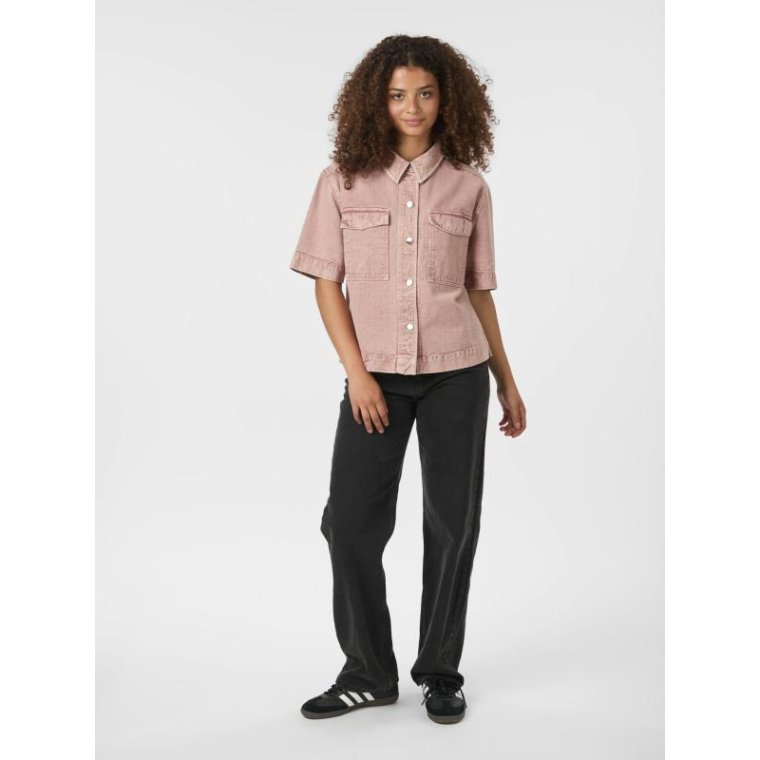 Neo Noir - Tiki Solid Shirt - Ash Rose