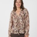 Neo Noir - Ivey Art Paisely Blouse - Creme