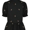 Neo Noir - Savy Flower Emb Blouse - Black
