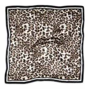 Mp Denmark - Leony silk scarf - Dark Brown