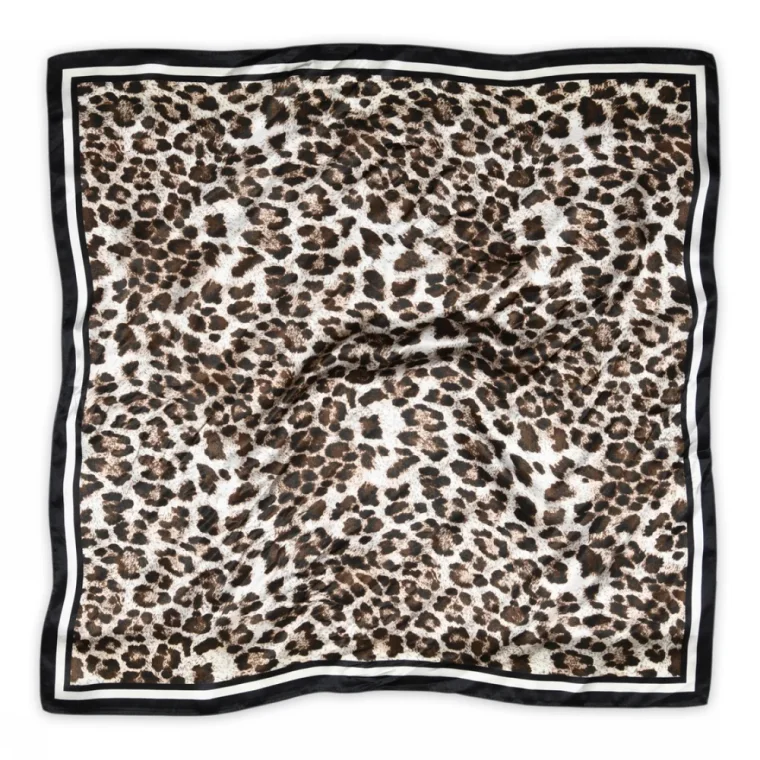 Mp Denmark - Leony silk scarf - Dark Brown