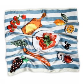 MP DENMARK - Kimberly silk scarf - Cream