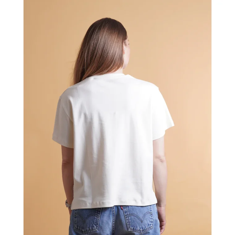 ELSK - BALANCE WOMEN'S INTERLOCK T-SHIRT - 002 OFF WHITE