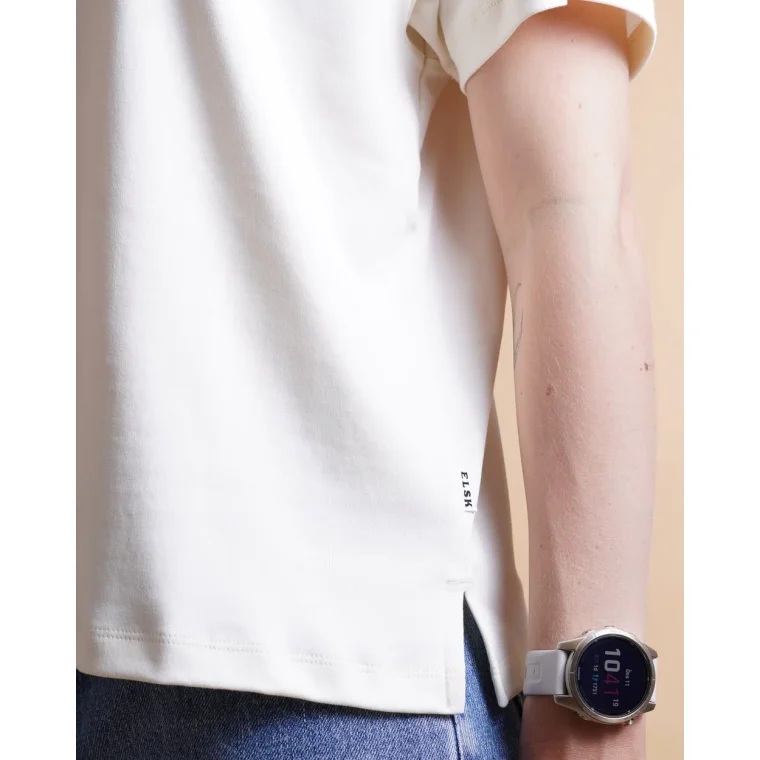 ELSK - BALANCE WOMEN'S INTERLOCK T-SHIRT - 002 OFF WHITE