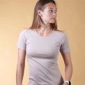 ELSK - RIB WOMEN'S T-SHIRT - ASH ROSE