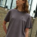 ELSK - UNTAMED FLORA WOMEN'S INTERLOCK T-SHIRT - HEATHER LILAC