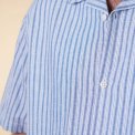 ELSK - BREEZE MEN'S SS SHIRT - WHITE / BLUE STRIPES