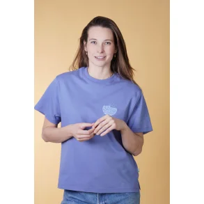 ELSK - WAVE CH WOMEN'S INTERLOCK T-SHIRT - 122 GLACIER BLUE