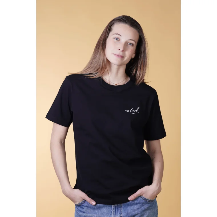 ELSK - SIGNED BASIC WOMEN'S CASUAL T-SHIRT - 900 BLACK