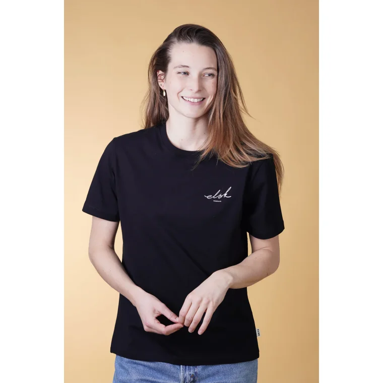 ELSK - SIGNED BASIC WOMEN'S CASUAL T-SHIRT - 900 BLACK