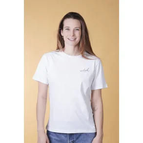 ELSK - SIGNED BASIC WOMEN'S CASUAL T-SHIRT - 001 OPTIC WHITE