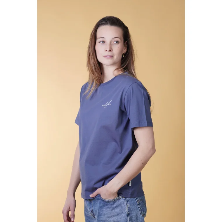 ELSK - SIGNED BASIC WOMEN'S CASUAL T-SHIRT - 109 VINTAGE BLUE