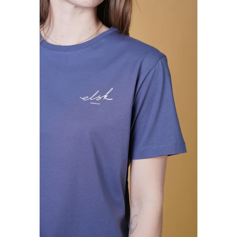 ELSK - SIGNED BASIC WOMEN'S CASUAL T-SHIRT - 109 VINTAGE BLUE