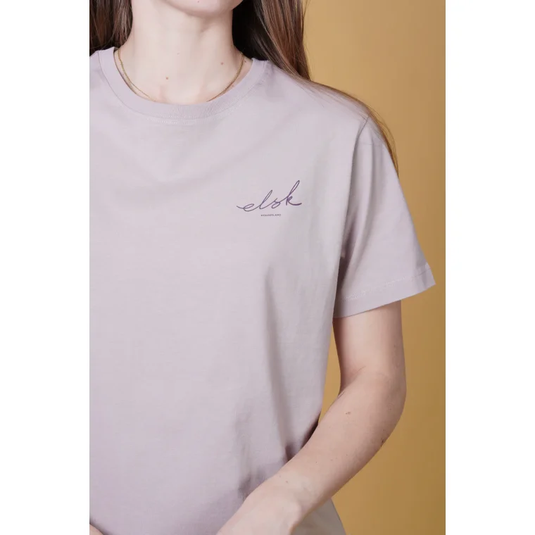 ELSK - SIGNED BASIC WOMEN'S CASUAL T-SHIRT - 604 ASH ROSE