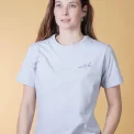 ELSK - SIGNED BASIC WOMEN'S CASUAL T-SHIRT - 106 BLUESKY BLUE