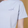 ELSK - SIGNED BASIC WOMEN'S CASUAL T-SHIRT - 106 BLUESKY BLUE
