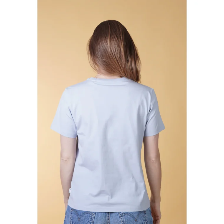 ELSK - SIGNED BASIC WOMEN'S CASUAL T-SHIRT - 106 BLUESKY BLUE