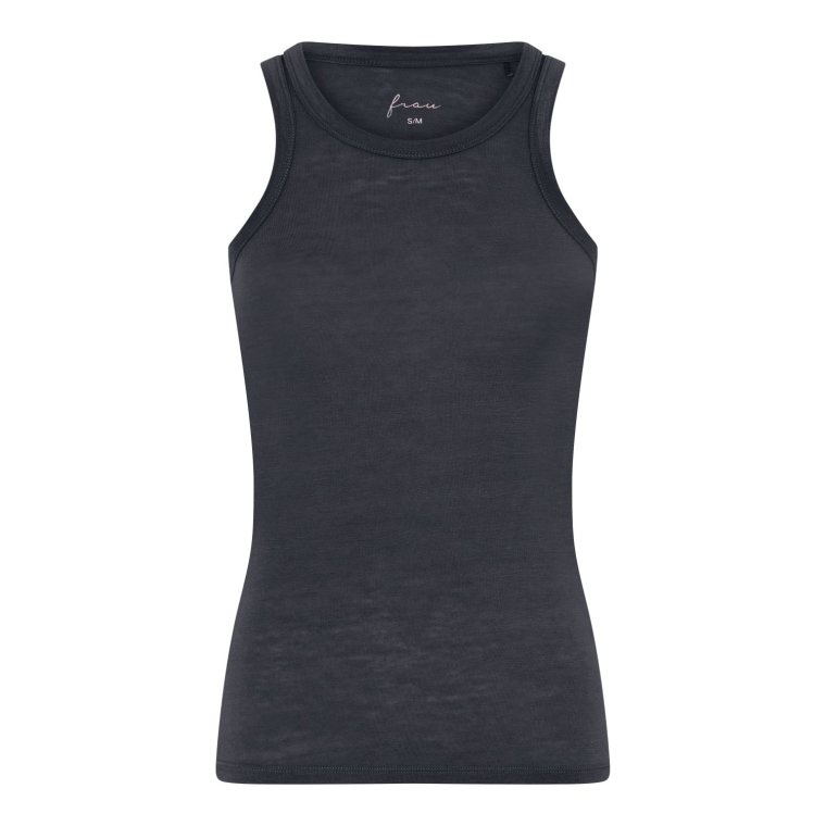 FRAU - Lucca cashmere tank top - India Ink