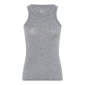 FRAU - Lucca cashmere tank top - Medium grey melange
