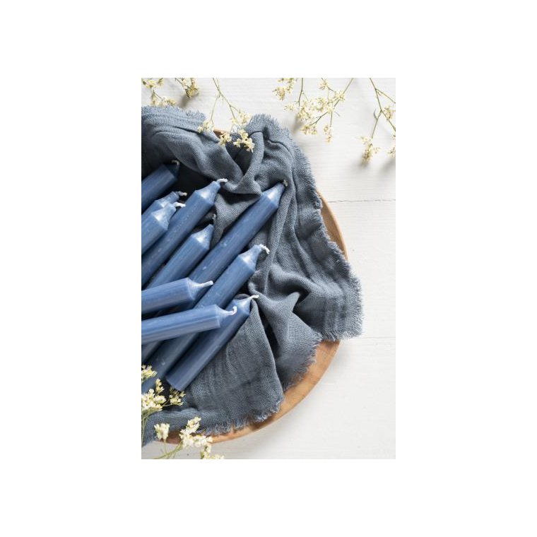 Ib Laursen - Kronelys stvbl rustik lang - 4 stk.