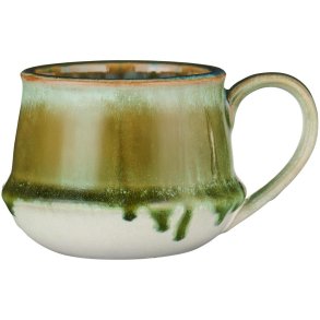 IB LAURSEN - Krus m/hank Kalmar mosgrn glasur