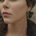 Maanesten - Kara Single Earring - forgyldt