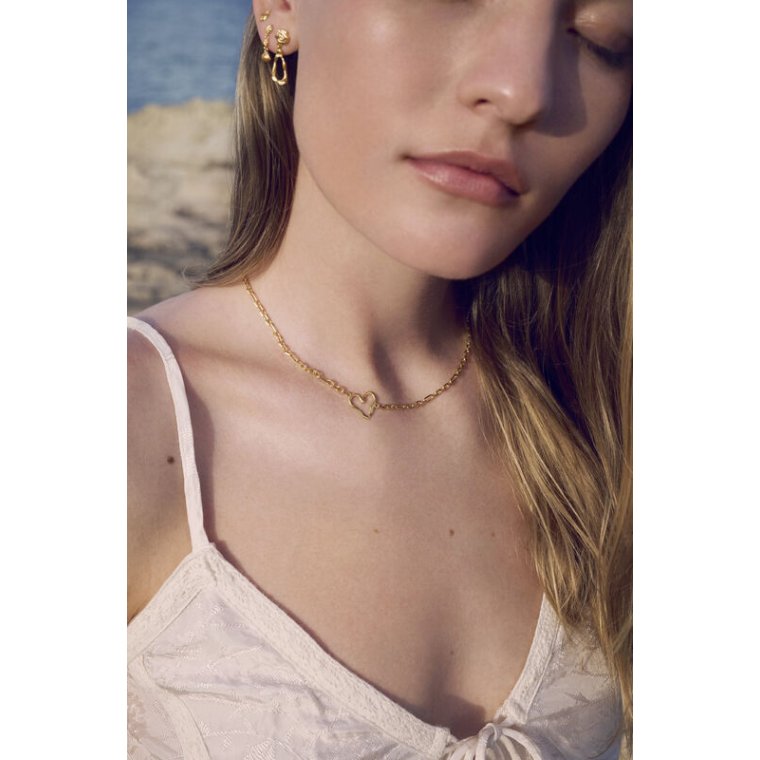 Maanesten - Ayiya Necklace - Forgyldt