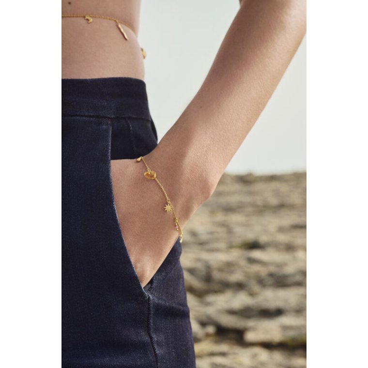 Maanesten - Addison Bracelet - Forgyldt