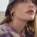 maanesten - Cyra Earrings - forgyldt