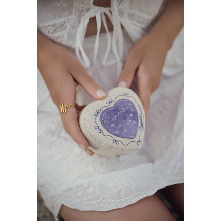 Maanesten - Heart Jewelry Box Sand