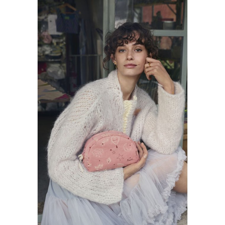 Maanesten - Makeup Bag Medium Pink Theatre Magic