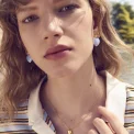 Maanesten - Penny Blue Lace Earring