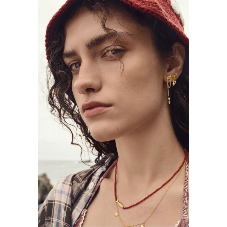 Maanesten - Nicola Earrings - Forgyldt