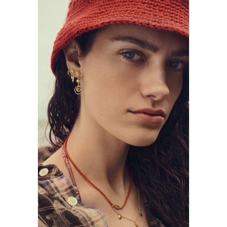 Maanesten - Nicola Earrings - Forgyldt