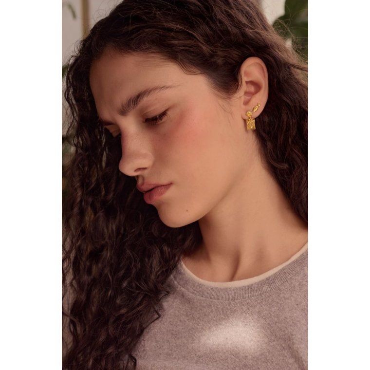 Maanesten - Erinna Earrings - Forgyldt