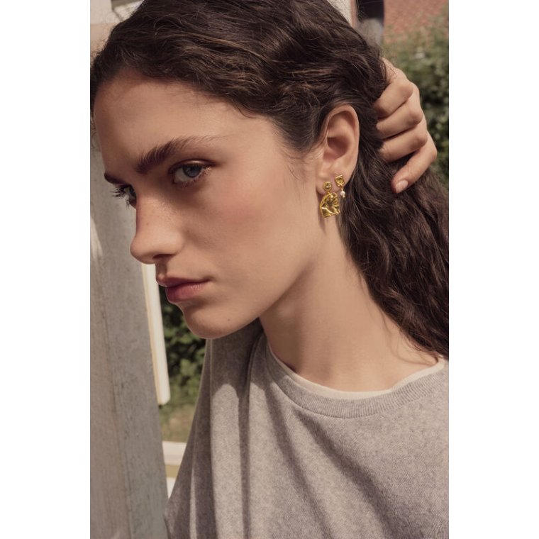 Maanesten - Lomi Earrings - Forgyldt