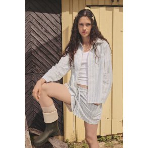 Maanesten - Sanha Shorts - Summer Stripe Blue