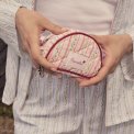 Maanesten - Rui Keychain Bag - Summer Stripes Peach